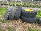 231b · 5 x ASSORTED TRACTOR WHEEL AND TYRES NO GST