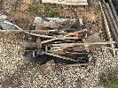 234 · VINTAGE SCYTHE, SHOVELS, STAKES, SLEDGE HAMMERS, ETC, 1 x PALLET NO GST