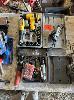 17 · ASSORTED AIR TOOLS, 1/4" DRIVE DIE GRINDER, 1/2" AIR RATCHET, TYRE INFLATOR, 3/8" AIR RATCHETS NO GST