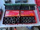 29 · 2 x TTI IMPACT SOCKET SETS, INCOMPLETE, ASSORTED 1/2" IMPACT SOCKETS NO GST