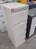 193 · 1 X 4-DRAWER VERTICAL FILING CABINET, NOW BUILT. WITH KEYS.