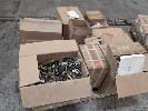 323 · QUANTITY OF DOOR HARDWARE. HINGES, HANDLES, DOOR STOPS, BOLTS ETC (1 X PALLET) NO GST