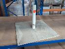 343 · MARKET UMBRELLA STAND. HEAVY STEEL BASE. NO GST