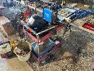 50 · CIGWELD CADDY WELDER ON TROLLEY, MOD: 170 INVERTER, WITH SHIELD, GLOVES & WELDING STICKS NO GST