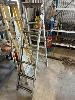 97 · PAIR A FRAME LADDERS, 6', ALLOY & FIBREGLASS NO GST