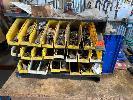 Double Sided Parts Storage With Assorted Hardware, Hydraulic Fittings, Nuts, Bolts, Washers No Gst