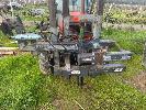 123 · FABRICATED HYDRAULIC VINEYARD TRIMMER WITH HEADS & FRAME, SUIT KUBOTA M7580, WITH 3 x LEAD GUARD PRUNING BARS NO GST