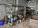 I Beam Lock Up Cage/Storage Rack, 6 X 2.4m & Assorted Steel Offcuts No Gst