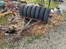170 · RUBBER TYRE ROLLER, 6', CONCRETE WEIGHTED NO GST