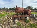 Dual Axle Farm Trailer With Fuel Tanks No Gst