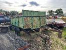 Tipper Trailer, Single Axle, Pin Hitch, Hydraulic Ram No Gst