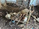 245 · ANTIQUE TOOLS ON TROLLEY NO GST
