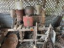 ANTIQUE TABLE & TINS NO GST
