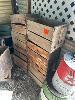 ANTIQUE TIMBER CRATES & CALTEX DRUMS NO GST