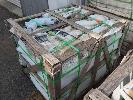 397 · COBBLE STONES, DARK GREY GRANITE,, 22.98m2 TOTAL,, SHEET SIZE: 540 x 430 x 20mm,, STONE SIZE: 100 x 100 x 20mm,, PACKAGED IN TIMBER CRATE