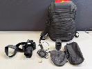423 · PANASONIC LUMIX DC-G95 MIRRORLESS CAMERA WITH, - PANASONIC LUMIX 12-60mm f/3.5-5.6 LENS, - OLYMPUS 14-150mm f/4-5.6 II LENS, - 128GB SD CARD, - BATTERY CHARGER, - LOWEPRO PROTACTIC BP 350 AW II CAMERA BACKPACK