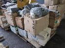 408 · QUANTITY FLOORING PEDESTAL COMPONENTS & TILE LEVELLERS. 1 X PALLET. NO GST