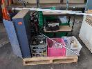 410 · QUANTITY WORKSHOP ITEMS. INCLUDES TOOL CABINET, VACUUM, STORAGE TRAYS, SHELF UNIT, ASSORTED SCREWS & FIXINGS, RAMSET, NAIL GUN ETC. 1 X PALLET. NO GST