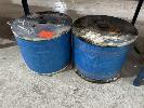 18 · WIRE ROPE CABLE, NOBLES,, 3-4mm DIAMETER,, BLUE PVC OUTER WITH GALV STEEL WIRE, 2 x ROLLS, 1000m