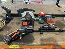 25 · METABO KSA18 160mm CORDLESS CIRCULAR SAW WITH CHARGER & BATTERY,, MAKITA CORDLESS DRILL WITH CHARGER & 2 x BATTERIES,, WORKS CORDLESS PRESSURE WASHER WITH CHARGER & 3 x BATTERIES