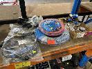 26 · CIG E-180 IG TORCH, WELDING HAND PIECE,, CIG OXY/ACET 20m/10m HOSES WITH, ASSORTED PRESSURE REGULATORS & TEMPERATURE GAUGES