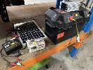 27 · 12V 95 AMP AGM BATTERY IN (BAT.BOX) WITH 150w 12V INVERTER,, SOLAR PANEL BATTERY CHARGER, ETC