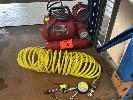 30 · CLISBY 2.5 CUBIC FOOT AIR COMPRESSOR WITH TYRE INFLATOR, DUSTER, ETC
