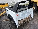 143 · ISUZU D-MAX 3.0TD 4x4 UTE TUB, WHITE & BLACK, WITH TAIL LIGHTS, BUMPER, AIR FOIL & ROLLER TOP, 1530 (W) x 1630mm (L) NO GST