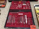 154a · PRECISION FILE SET, USINES METALLURGIQUES DE VALLORBE, SUISSE, 50 PIECE IN TIMBER CARRY CASE