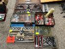 157 · 3 x TAP & DIE SETS IN CARRY CASES & QUANTITY ASSORTED DRILL & TAPS