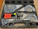 159 · MICROMETER SET, 4 PIECE, 0-25, 25-50, 50-75 & 75-100mm IN CARRY CASE, AS NEW NO GST