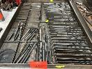 209 · 55 (APPROX) x M/T DRILL BITS, ASSORTED SIZES FROM 25 TO 2mm, METRIC & IMPERIAL, 1 x TRAY