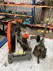 226 · FRICTION CUT OFF SAW, MAKITA, 365mm, 240V & DRILL PRESS STAND WITH VICE