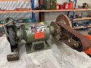227 · GRINDER, LINISHER & DISC SANDER, ISIS, MOD: 86-20B, BENCH MOUNT, 240V