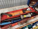 260 · 2 x SLIDE HAMMERS/DENT PULLER WITH ASSORTED ATTACHMENTS IN CASE