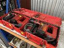 267 · 2 x ROTARY HAMMER DRILLS, HILTI, MOD: TE12, 240V WITH ACCESSORIES IN CARRY CASES