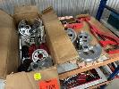 268 · PIPE BENDER,, MOD: MV-22, MANUAL,, 8 x DIES, 3/8" TO 7/8" AS NEW IN BOX WITH, PIPE CUTTER REED, 1 1/2" TO 4" CAP