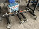 288 · VEHICLE POSITIONING TROLLEY JACKS, MECH PRO, TWIN PACK, 680kg CAP &, INFLATABLE POWER JACK, 4 TONNE, EXHAUST JACK, AS NEW IN BOX NO GST