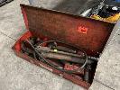309 · VEHICLE BODY STRAIGHTENING SET, HYDRAULIC PORTA POWER INCLUDING, MANUAL PUMP, RAMS, SPREADER, HOSES &, FITTINGS, IN TOOL BOX NO GST