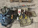 313 · CLIMBING RECOVERY/DESCENDING KIT INCLUDING, STEEL TRIPOD FOLDING, 2 x ROPES, HARNESS,, 2 x FALL ARREST/CLIMBING DEVICES,, PULLEYS & ???? & POWER INCREASE UNIT NO GST