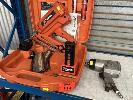 314 · NAIL GUN, PASLODE IMPULSE, CORDLESS WITH BATTERIES, CHARGER & CARRY CASE INCLUDING PNEUMATIC RATTLE GUN NO GST