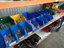319 · LARGE QUANTITY STAINLESS STEEL BALUSTRADE FASTENERS, INCLUDING TURNBUCKLES, EYELETS, SEAGE FORKS, BOLTS & HARDWARE, ASSORTED SIZES IN POLY PARTS DRAWERS INCLUDING STAINLESS STEEL CABLE TIES & ROPE, 1 x SHELF