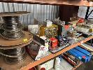 325 · ASSORTED FASTENERS, ELECTRICAL CONNECTORS, PVC HOSE, RIVETS, CONSUMABLES, ETC, 1 x SHELF