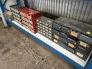 332 · PARTS DRAWER UNITS & CONTENTS ASSORTED SIZES INCLUDING PRESSURE FITTINGS, NUTS & BOLTS, FASTENERS, CLIPS, ETC, 1 x SHELF