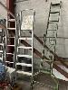 333 · PLATFORM LADDER, HILLS, ALLOY, 120kg CAP, 1.8m,, ALLOY EXTENSION LADDER, NELSON, 2.4 TO 4m &, STEEL A-FRAME LADDER, 9'