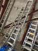 334 · ALLOY LADDER, BAILEY, EXTENDABLE, 3.8 TO 6.5m WITH, GORILLA FOLDING ALLOY LADDER, 120kg, 1.4 TO 4.5m