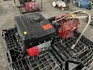 347 · STATIONARY ENGINE, VANGUARD, 9HP & CLISBY AIR COMPRESSOR PUMP, TWIN HEAD, 1 x PALLET NO GST
