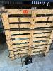 383 · FIXED STEEL WHEELS, 150mm (D), HEAVY DUTY, QTY x APPROX 80, AS NEW, 1/2 x CRATE NO GST