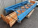 407 · PALLET RACKING COMPRISING, 3 x UPRIGHTS, 2200 (H) x 840mm (W), 8 x CROSS BEAMS, 2740mm (W), 1 x PALLET NO GST