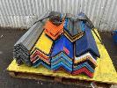 409 · PLASTIC TRANSPORT EDGING, 60 (APPROX) x LENGTHS @ 1050mm (L) & 15 x LENGTHS @ 500mm (L), 1 x PALLET NO GST